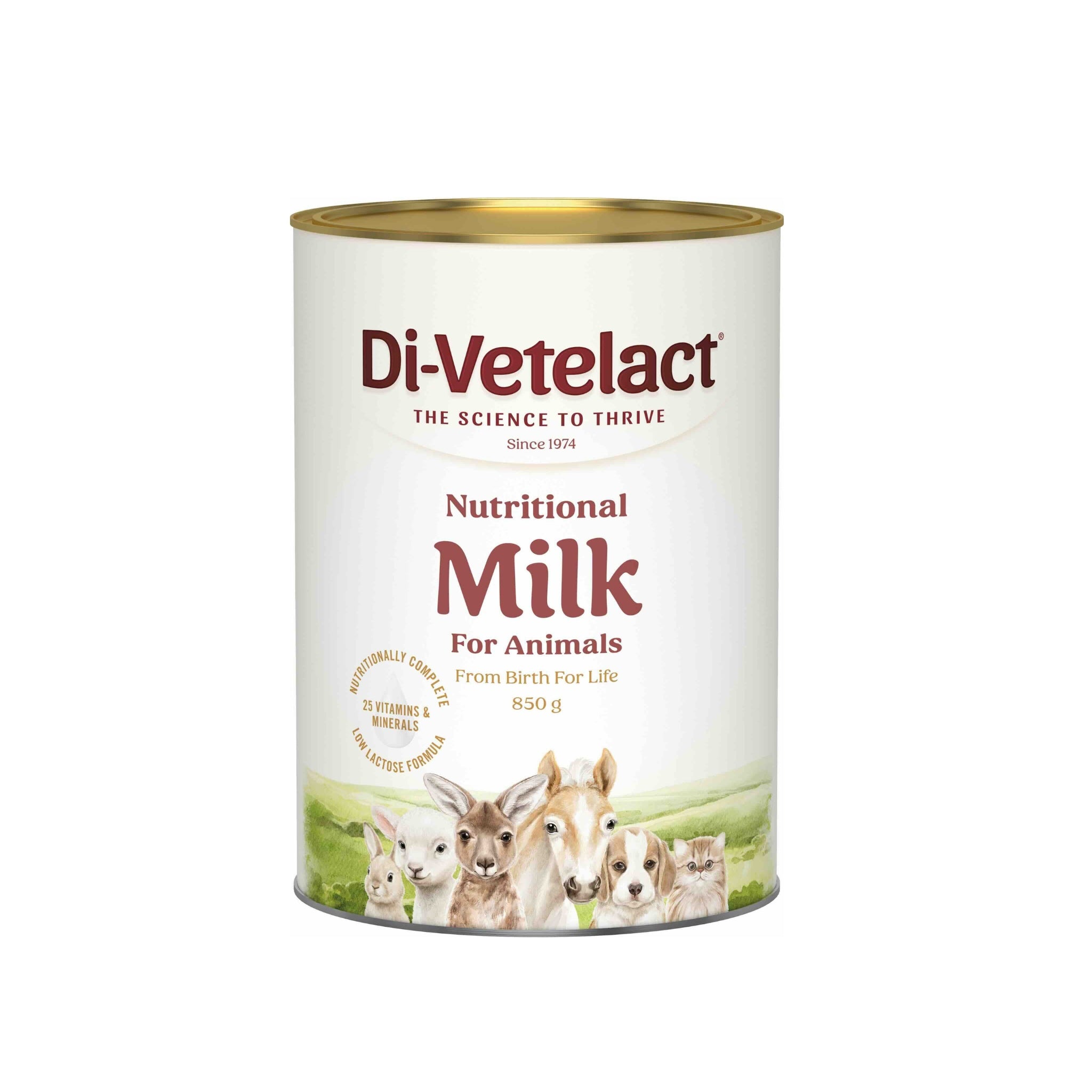 Di-Vetelact 850g Can front of pack
