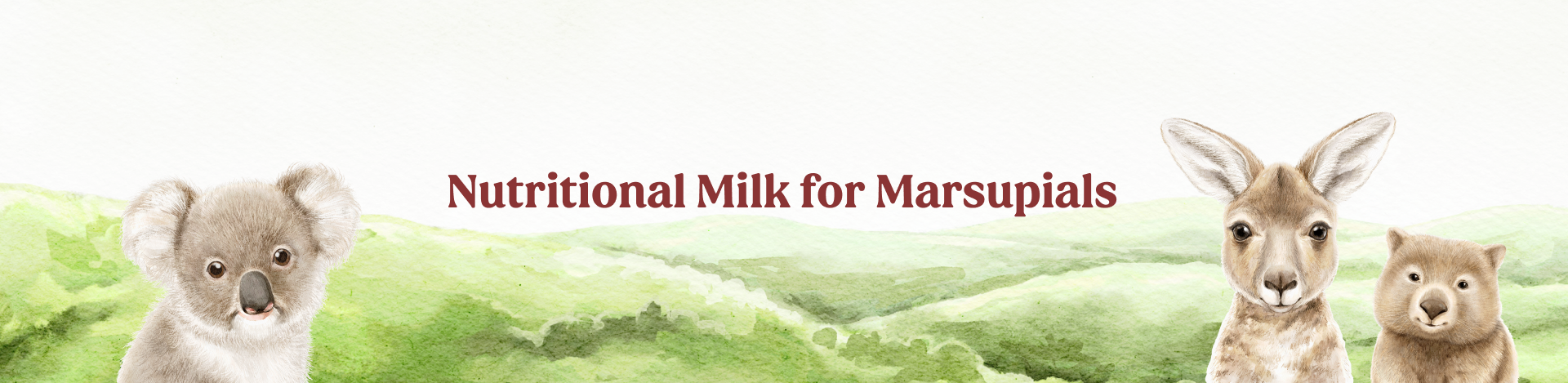 Nutritional Milk for Marsupials Banner