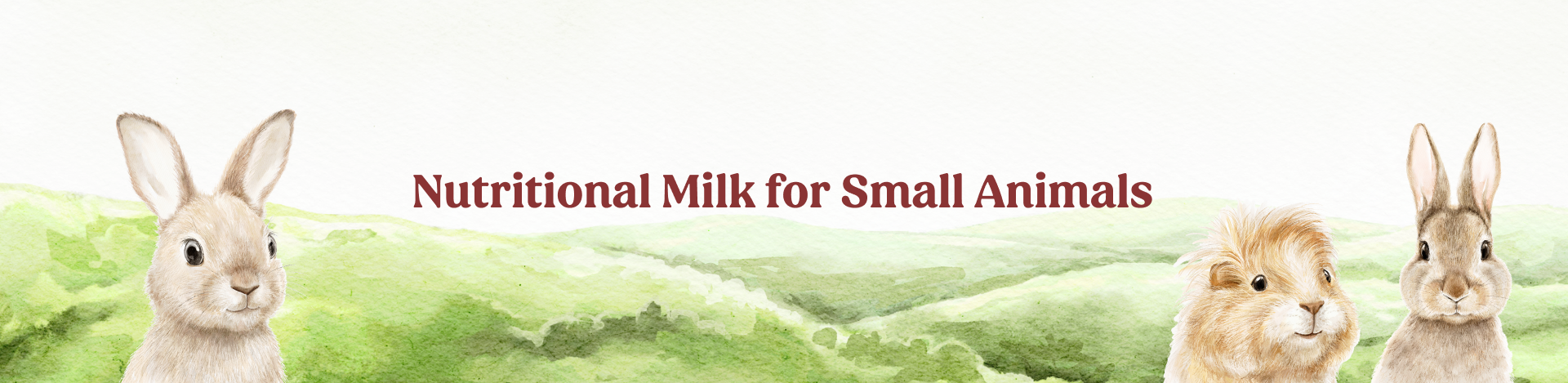 Nutritional Milk for Small Animals Banner